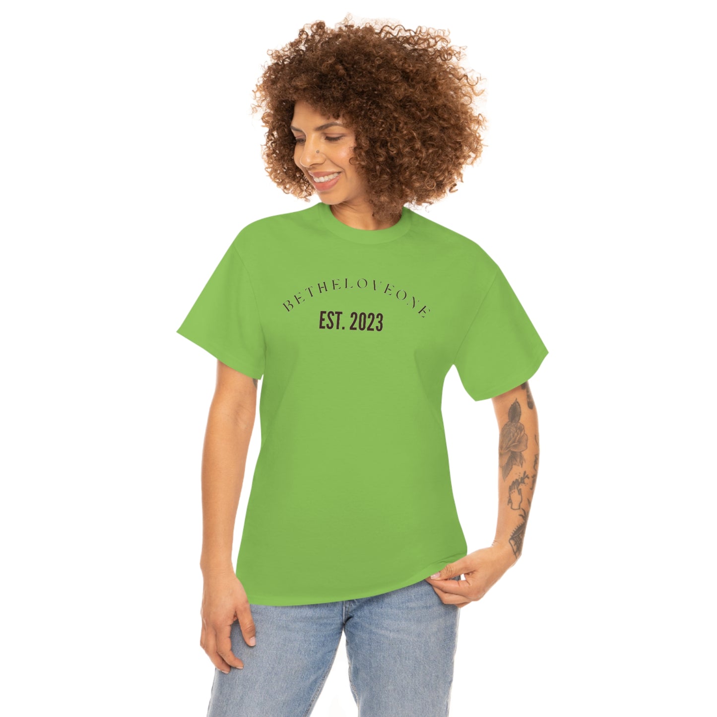 Unisex Heavy t-shirt Betheloveone EST-2023