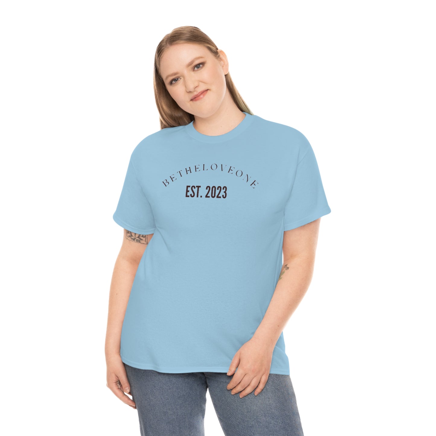 Unisex Heavy t-shirt Betheloveone EST-2023