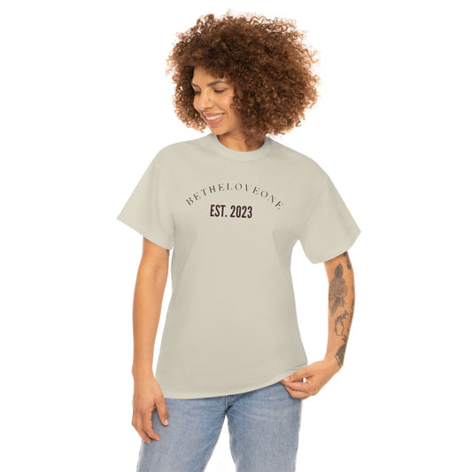 Unisex Heavy t-shirt Betheloveone EST-2023