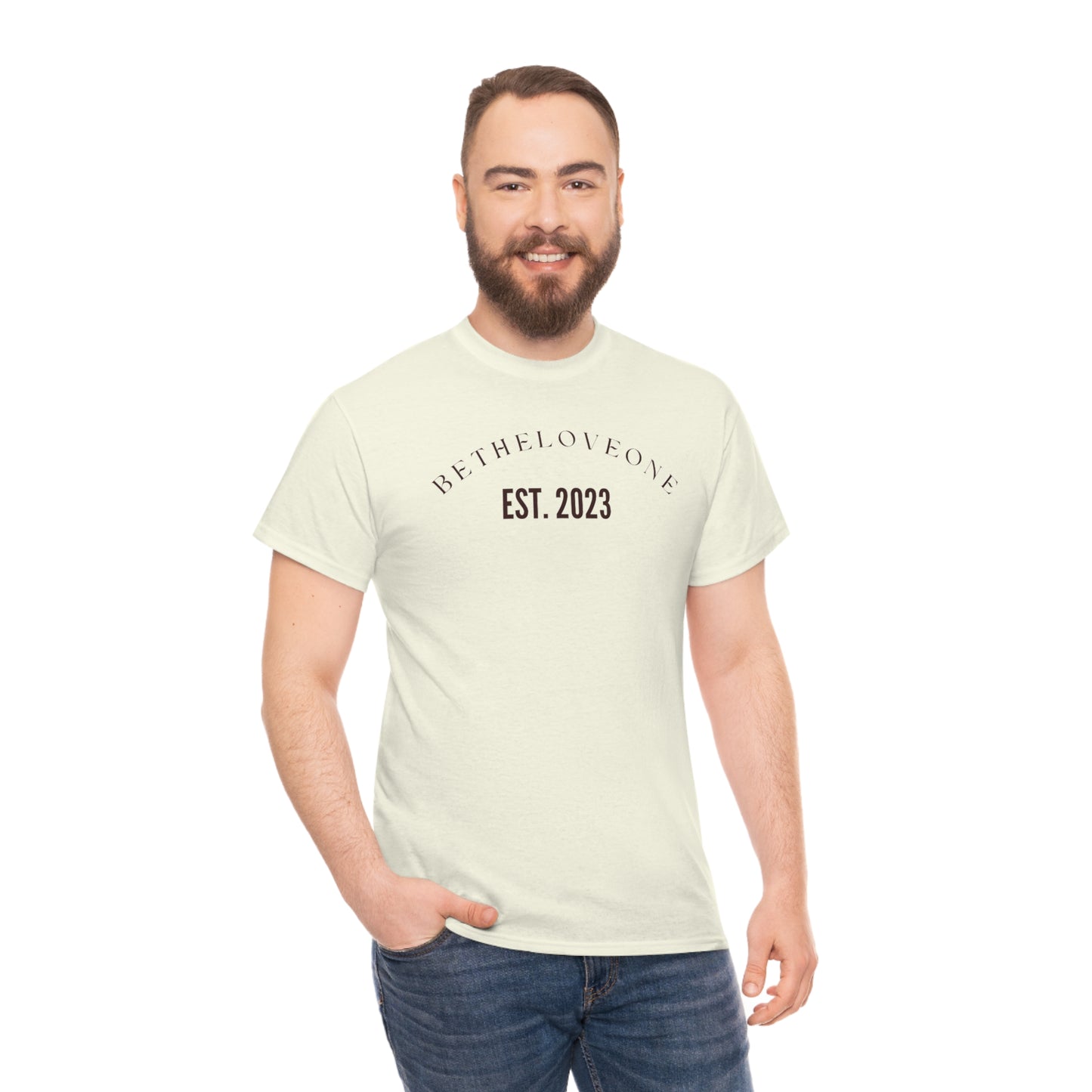 Unisex Heavy t-shirt Betheloveone EST-2023