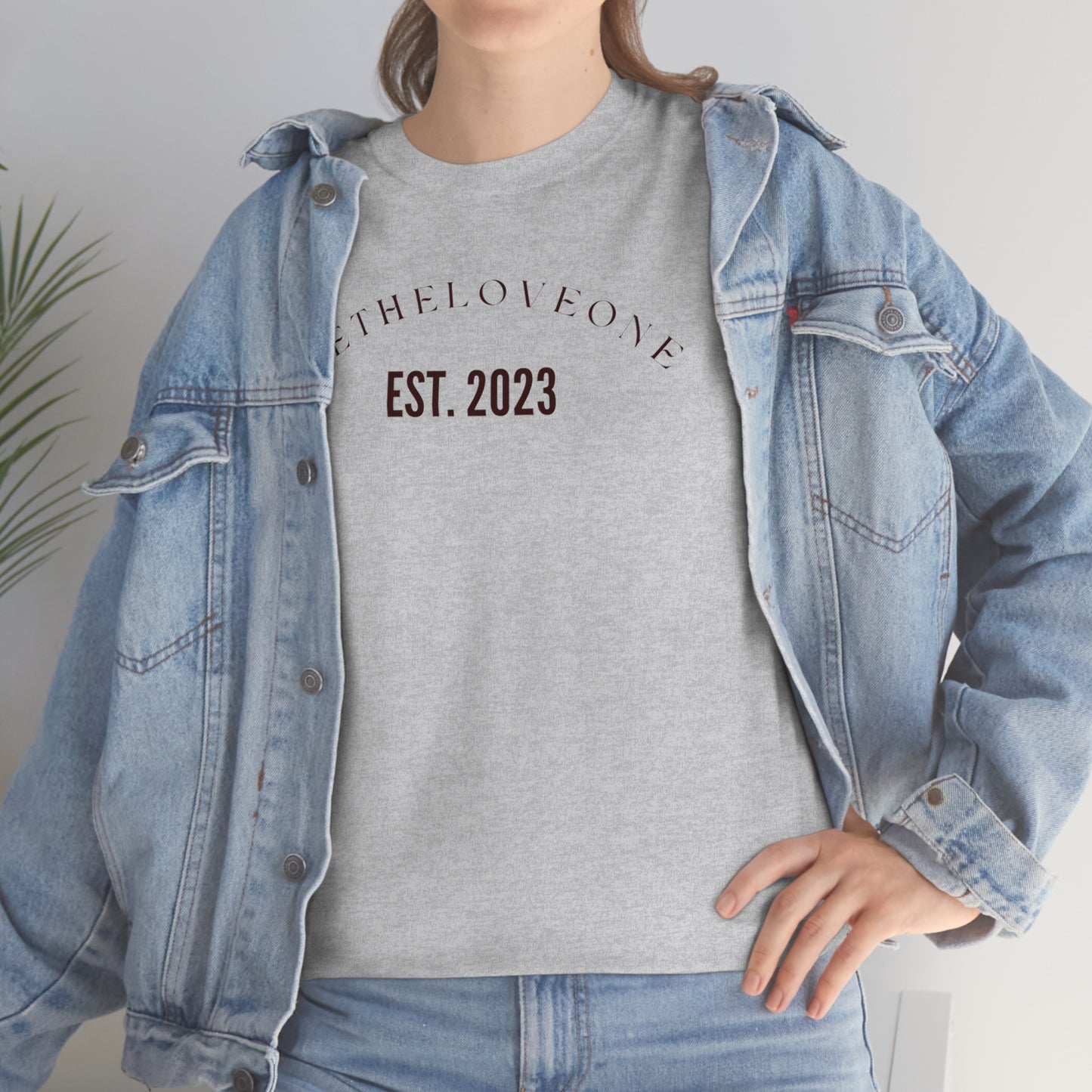 Unisex Heavy t-shirt Betheloveone EST-2023