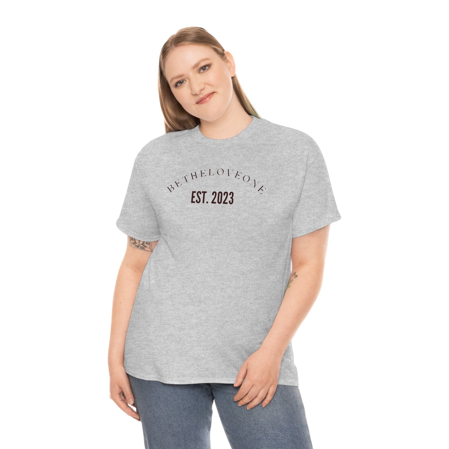 Unisex Heavy t-shirt Betheloveone EST-2023