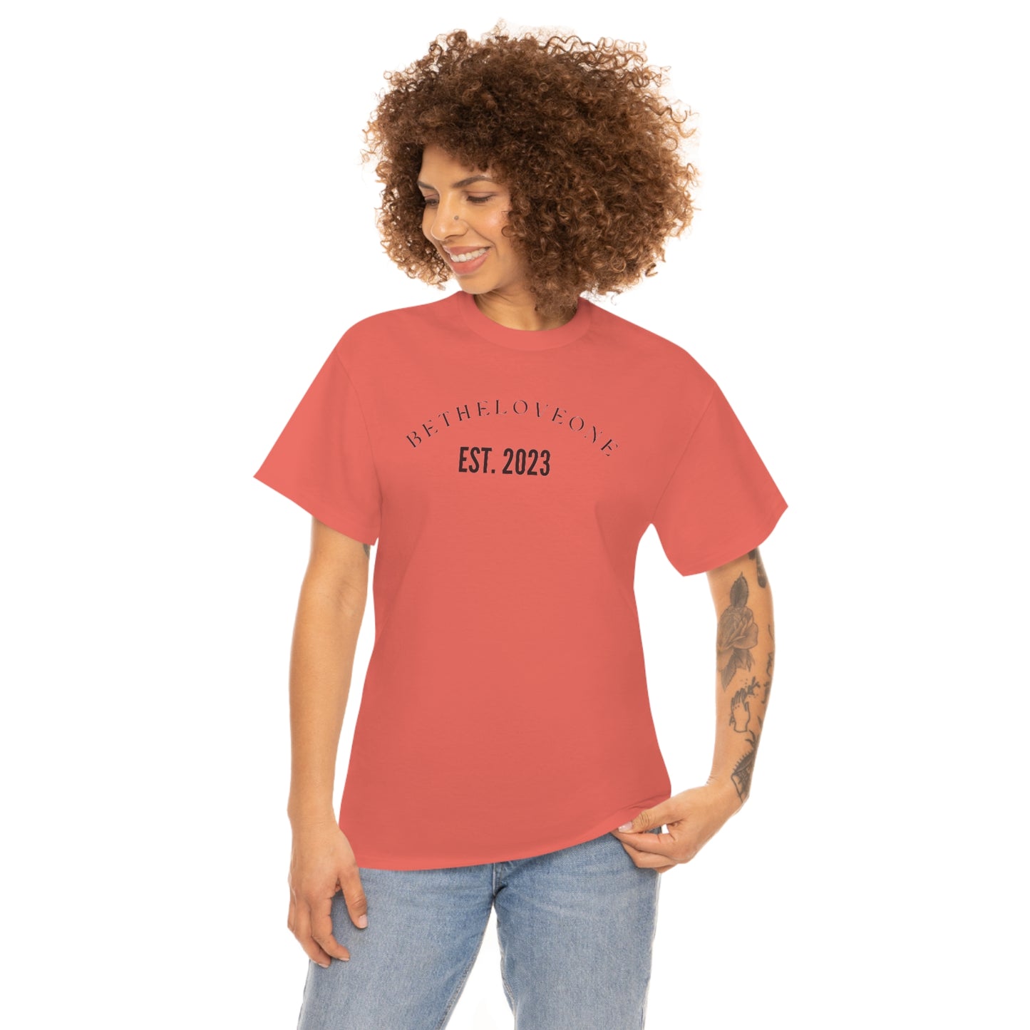 Unisex Heavy t-shirt Betheloveone EST-2023