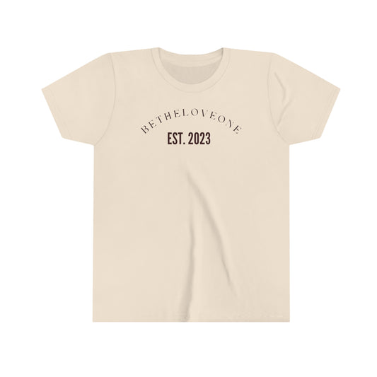 Youth Short Sleeve Tee Betheloveone 2023