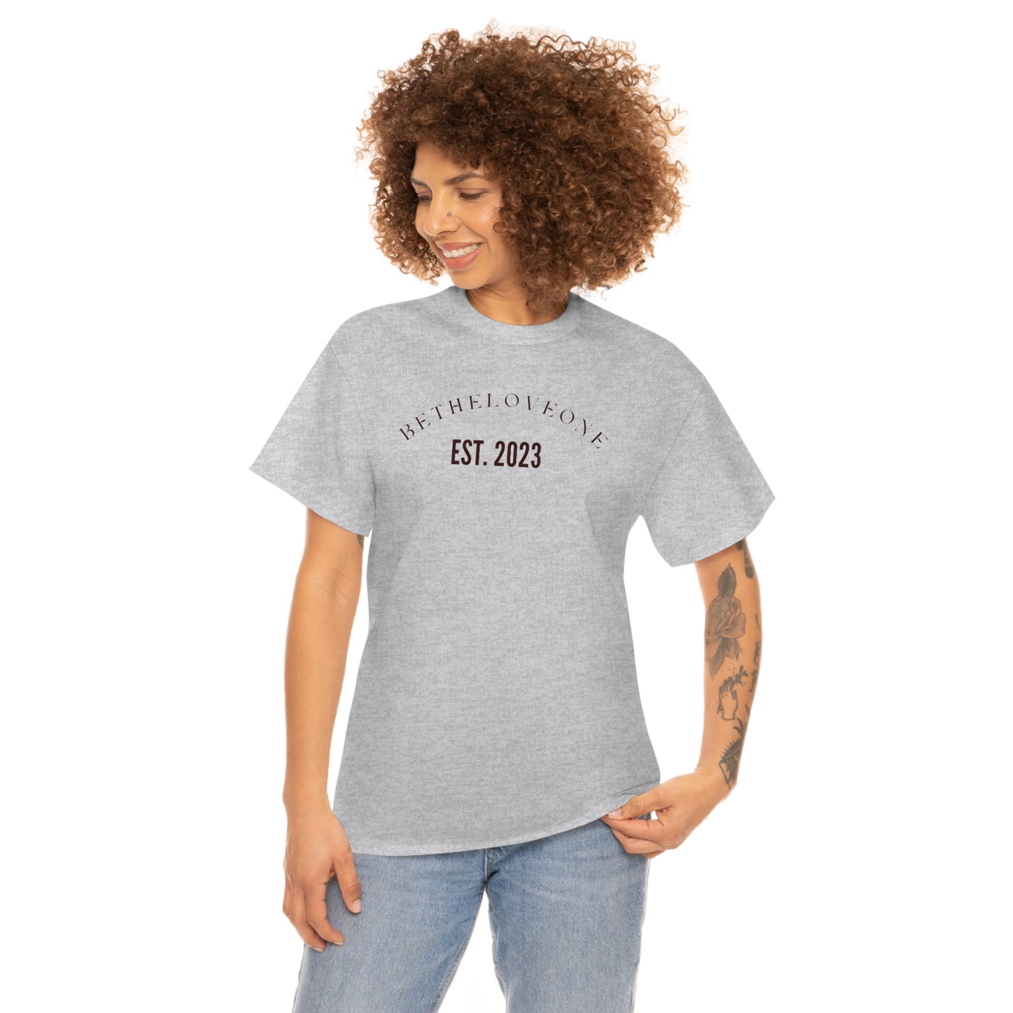 Unisex Heavy t-shirt Betheloveone EST-2023