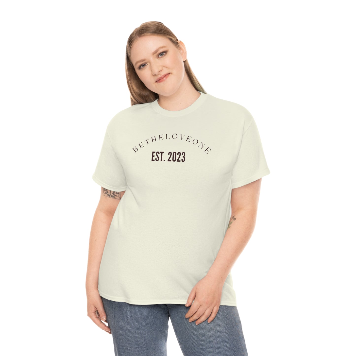 Unisex Heavy t-shirt Betheloveone EST-2023