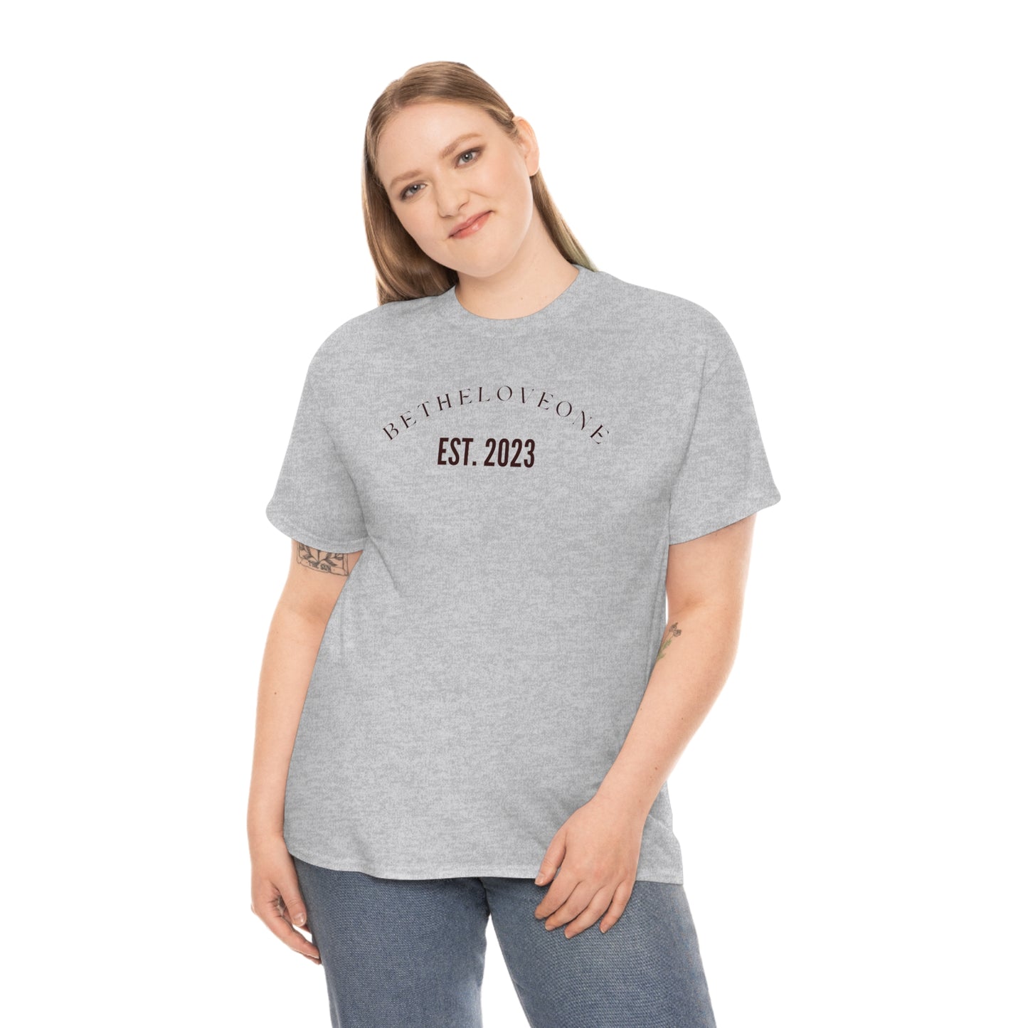 Unisex Heavy t-shirt Betheloveone EST-2023