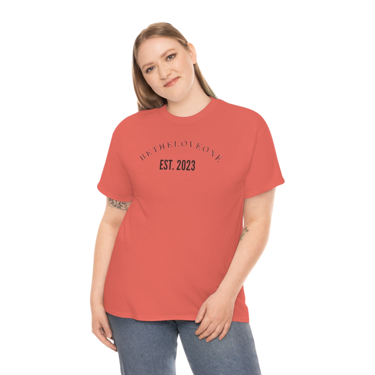 Unisex Heavy t-shirt Betheloveone EST-2023