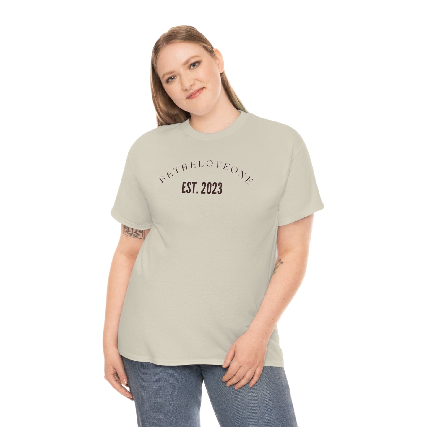 Unisex Heavy t-shirt Betheloveone EST-2023