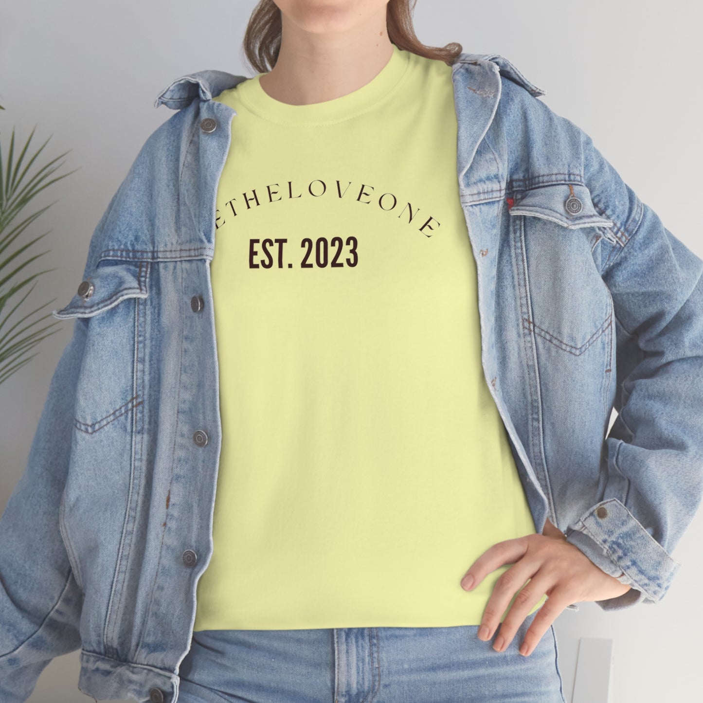 Unisex Heavy t-shirt Betheloveone EST-2023