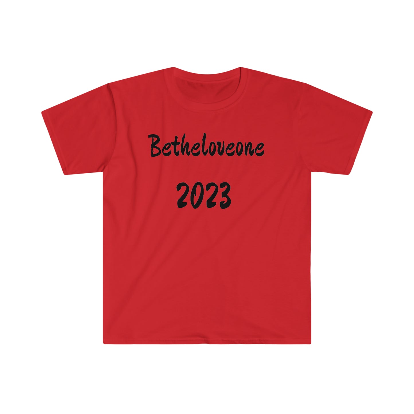 Unisex Softstyle T-Shirt Betheloveone 2023