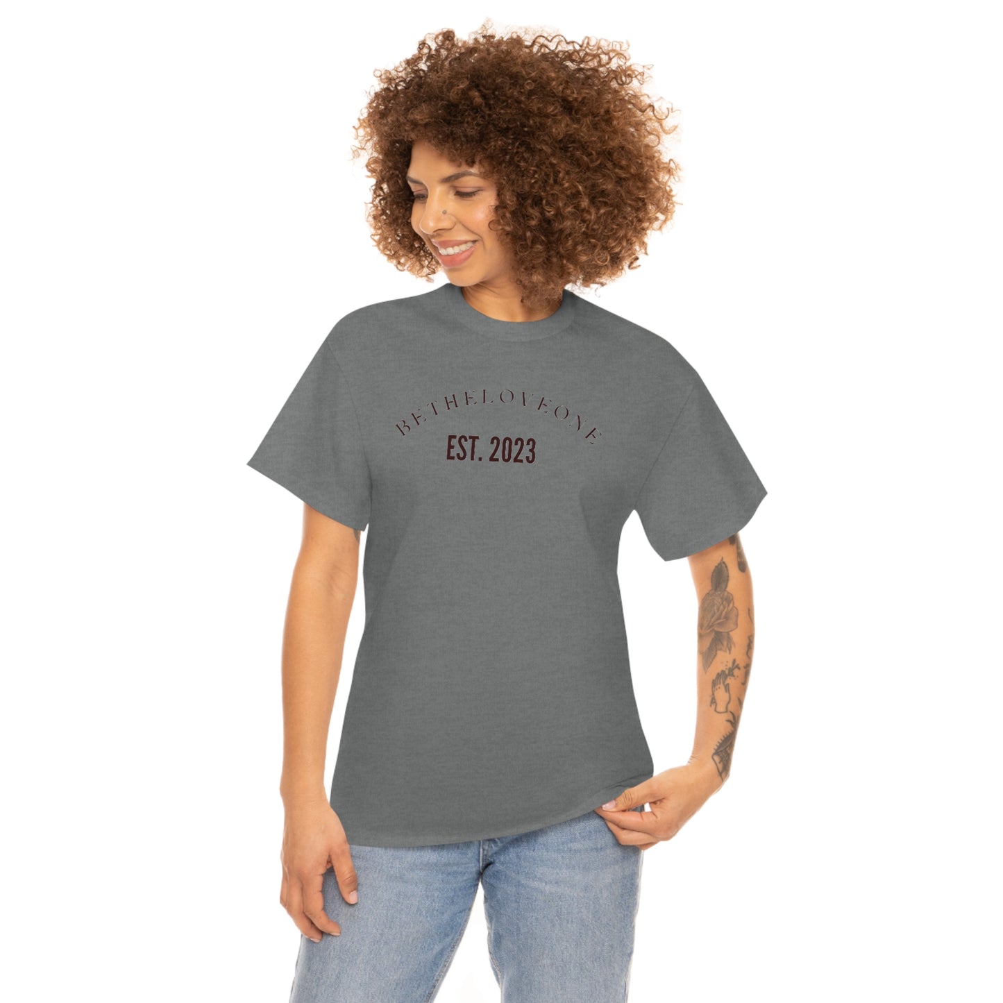 Unisex Heavy t-shirt Betheloveone EST-2023