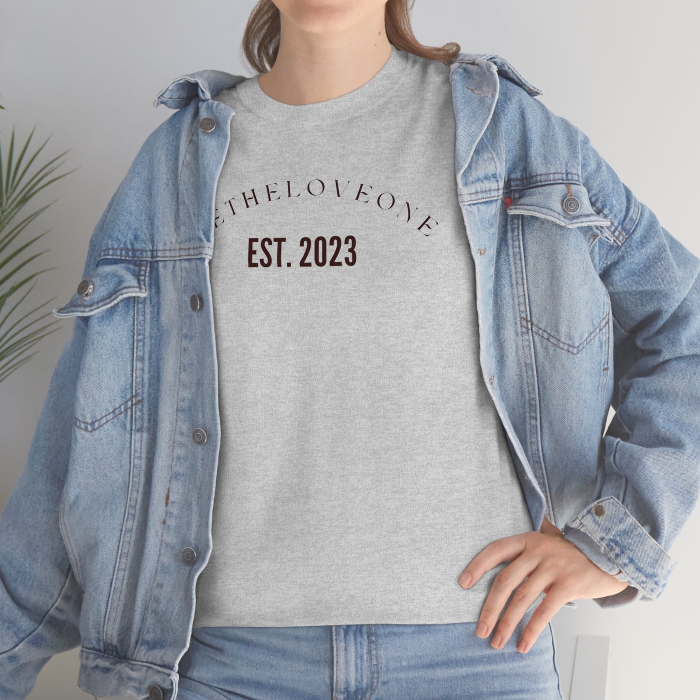 Unisex Heavy t-shirt Betheloveone EST-2023