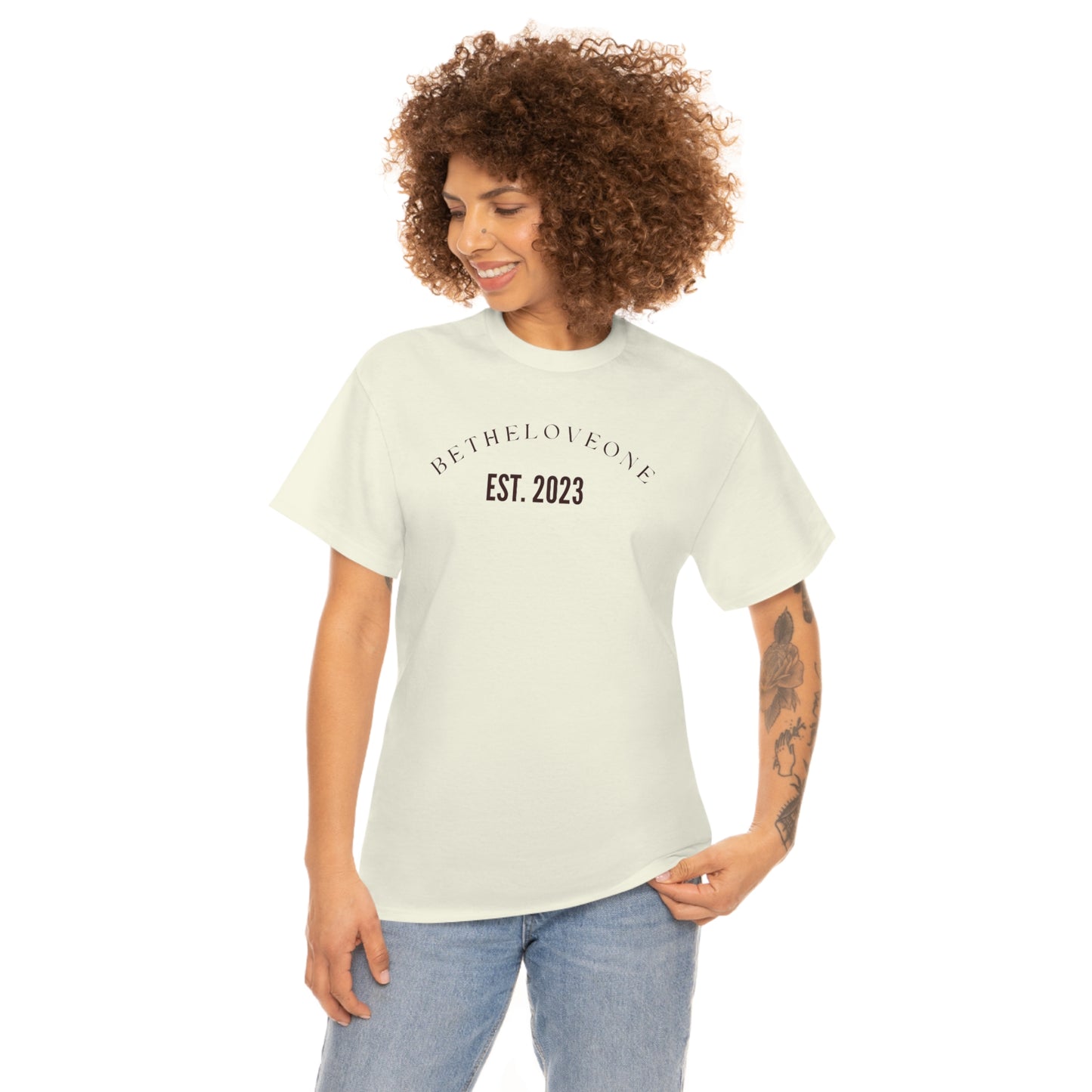 Unisex Heavy t-shirt Betheloveone EST-2023