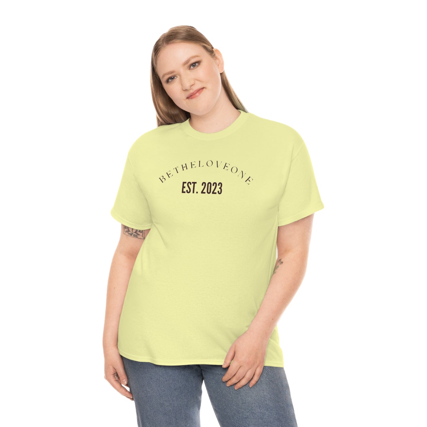 Unisex Heavy t-shirt Betheloveone EST-2023