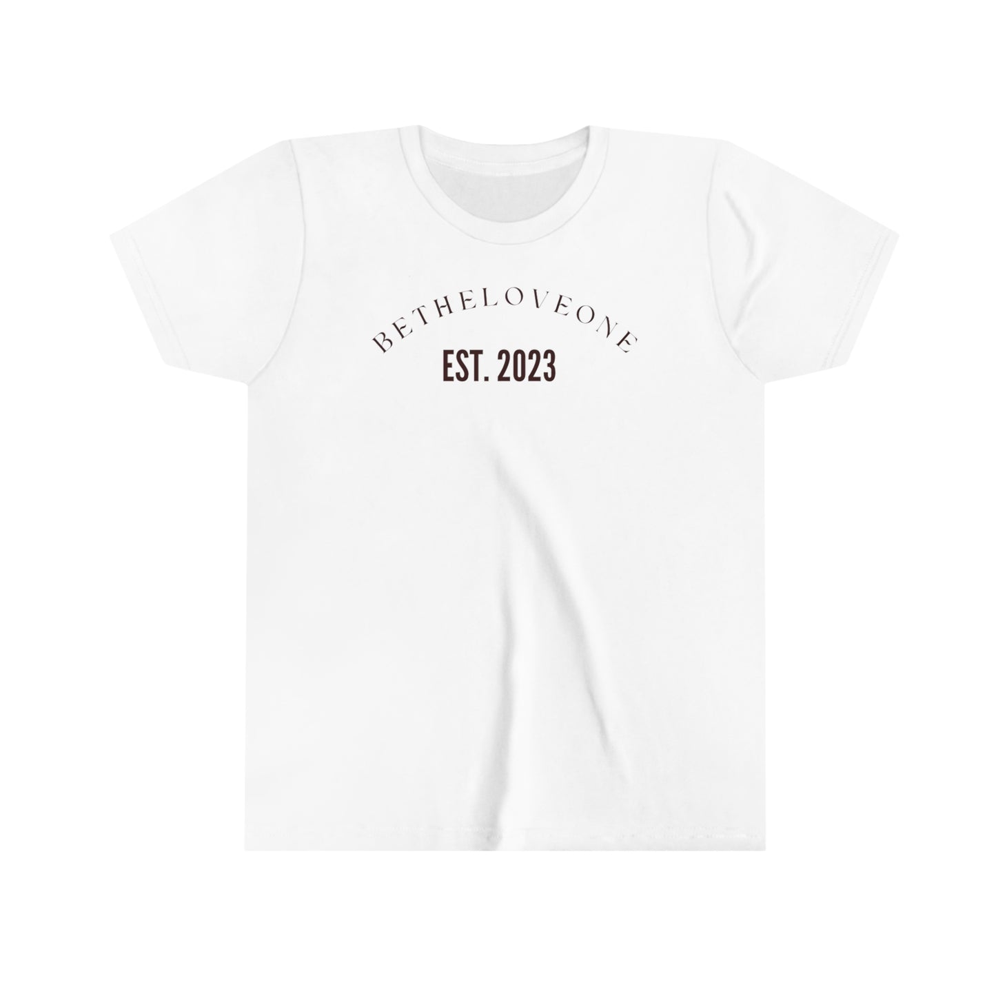 Youth Short Sleeve Tee Betheloveone 2023